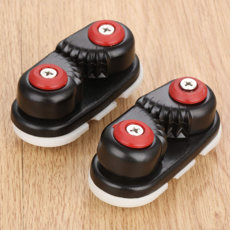 Yetaha 4 Pack Kayak Cam Cleat, Fast Entry Kayak Cleats Marine Aluminum Cam Cleats for Boat Canoe Sailing Sailboat Dinghy Accessories
