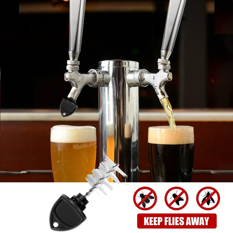 2 PCS Beer Faucet Handles All 304 Stainless Steel Keg Tap Handle Standard 3/8" Thread American Draft Beer Tap Handles for kegerator Tower for bar Pack of 2