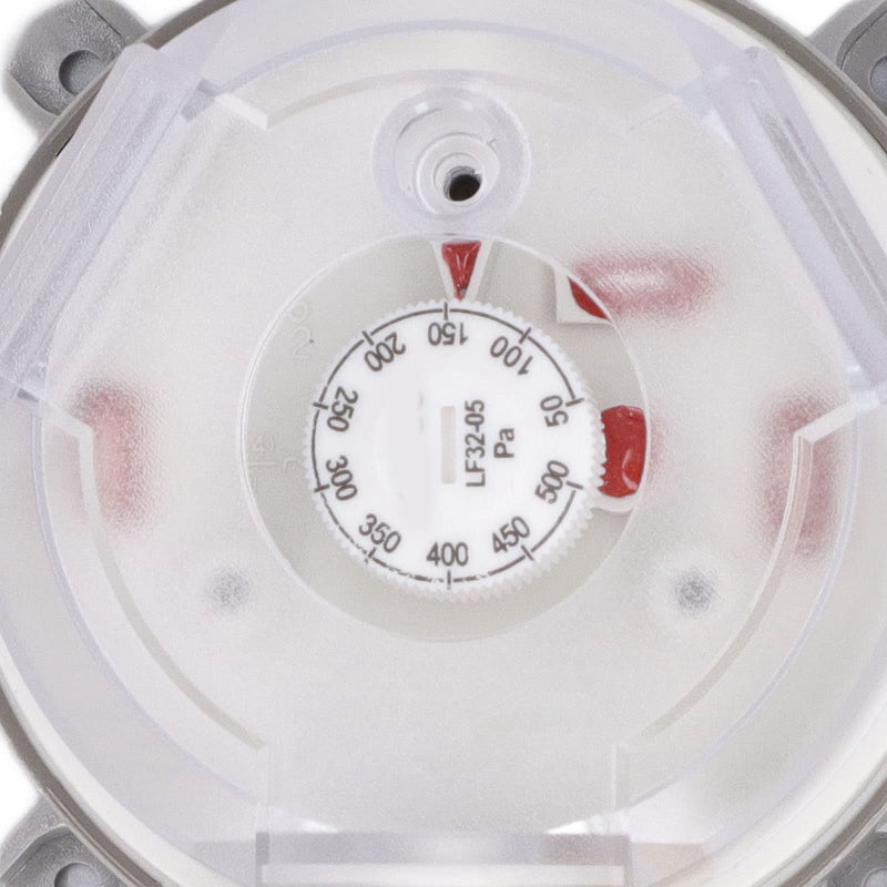 Hvac Differential Pressure Switch Pressure Differential Switch | Waterproof Heating Ventilation Furnace Vent Air Pressure Switch 50~500pa Sense 20pa Differential Pressure(LF32-05) Lf32-05