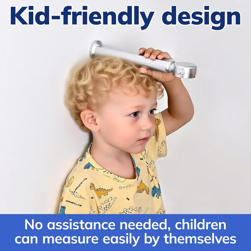 FITDAYS Kids Height Measure, Wireless Ultrasonic Tracker with Astronaut Design, cm/ft/in（HM2048B）