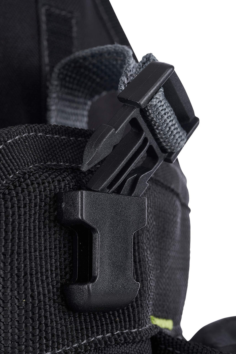 AWP Angled Drill Holster | Heavy-Duty Polyester Drill Holster Designed to Sit on Belt and Hold Weight Evenly | Black | Fits Most Drills