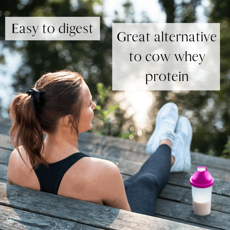 Mt. Capra Deep 30 | Meal Replacement Shake, Goat Protein Powder with Grass-Fed Whey Protein, Casein Protein, Minerals, and BC-30 Probiotics | Strawberry Splash | 11 Servings - 12 Ounces