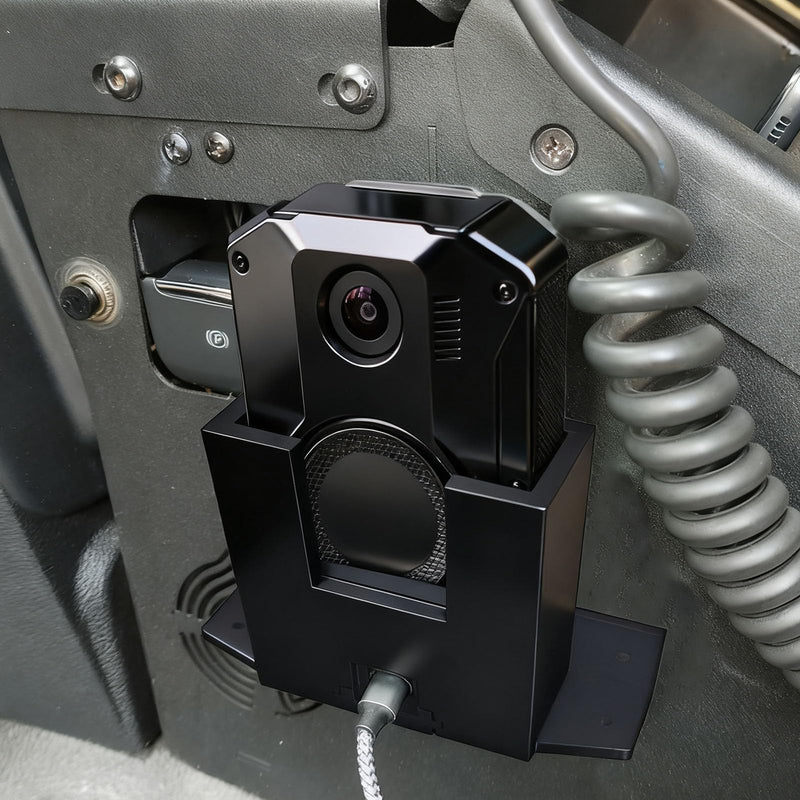 Body Worn Camera Charging Dock & Mount for Axon Body 3/4 BWC - Portable Docking Solution for Police Officers & Detectives,UPS-C Compatible.