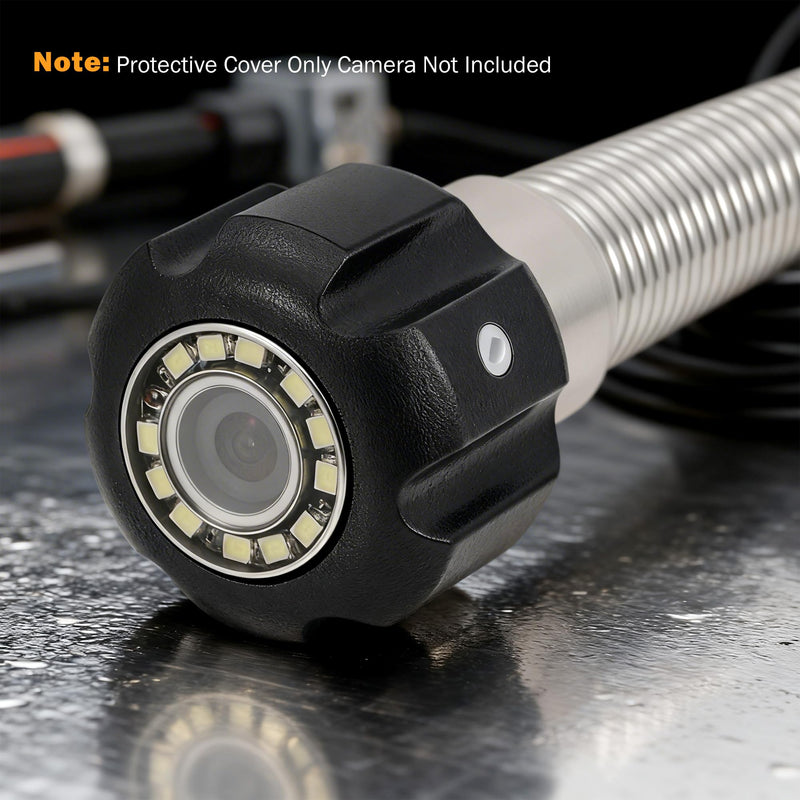 ZELCAN Sewer Camera Protective Cover, Sewer Camera Head Protector for 0.9 in / 23 mm & 0.8 in / 22 mm Camera, Pipe Drain Inspection Camera Accessory for 1.5 in / 38 mm Pipes