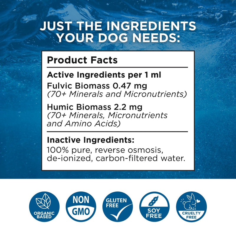 Beam Minerals Complete Canine Multi-Minerals | Full-Spectrum Minerals for Dogs | Contains Humic & Fulvic Acid | 4 fl Oz - PawsPlanet Australia