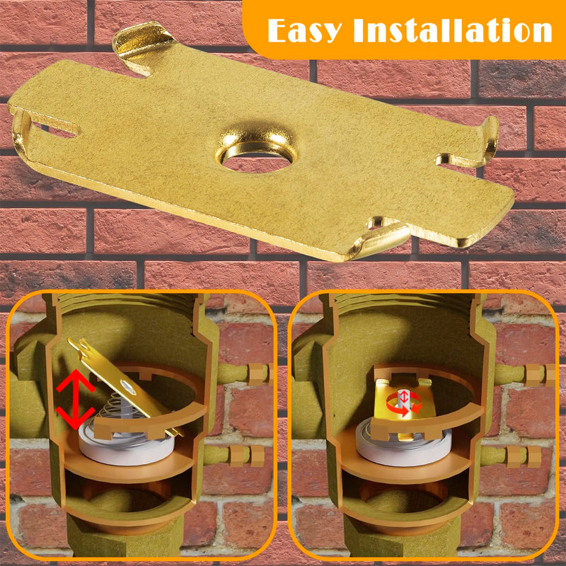 300088 765 Brass Retainer Clip, Compatible with Febco 1" & 1-1/4" 765 Backflow Preventer Brass Retainer Clip