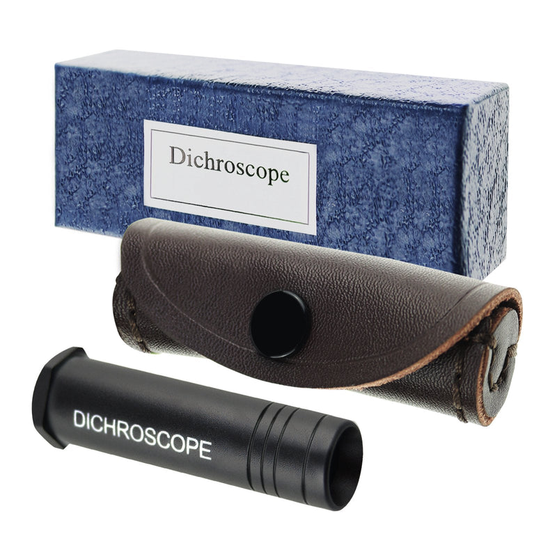 Enhance Your Gemstone Identification with The Handheld Diffraction Spectroscope and Heavy Duty Calcite Dichroscope - Essential Tools for Gemologists and Jewelers