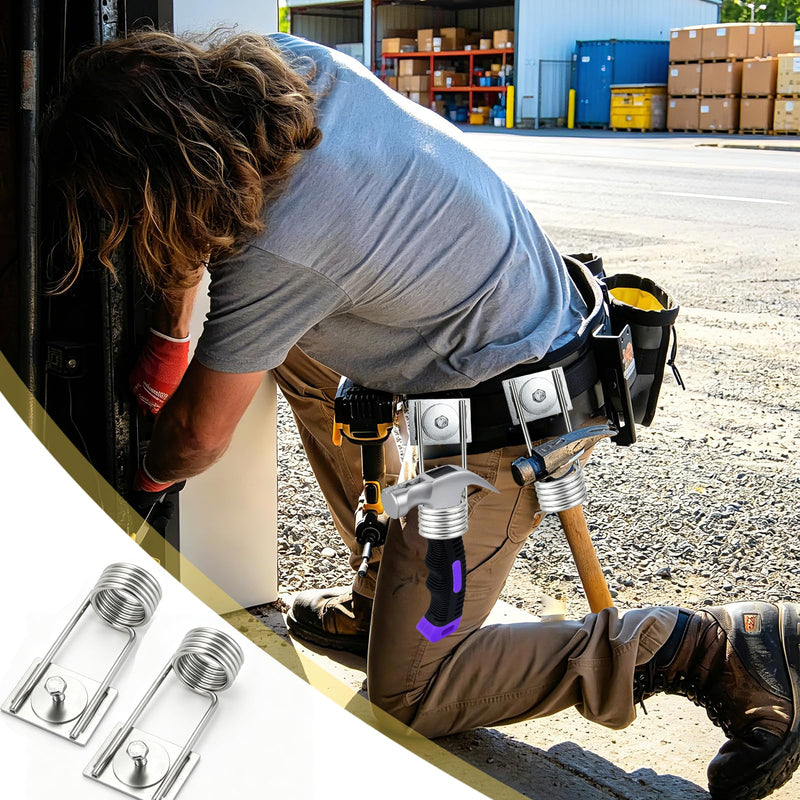 2pcs Scaffold Ratchet Holder, Stainless Steel Scaffold Tool Holder for Ratchet Wrench Hammer