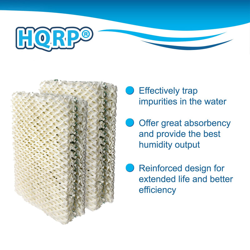 HQRP 4 pcs Wick Filters for Kenmore 14911 32-14911 Emerson Essick Air HDC12 HDC-12 Replacement, fits 15414, 15420, 14452, 14453, 14454, 14415, 14417, 15517, 03215420000 Humidifiers