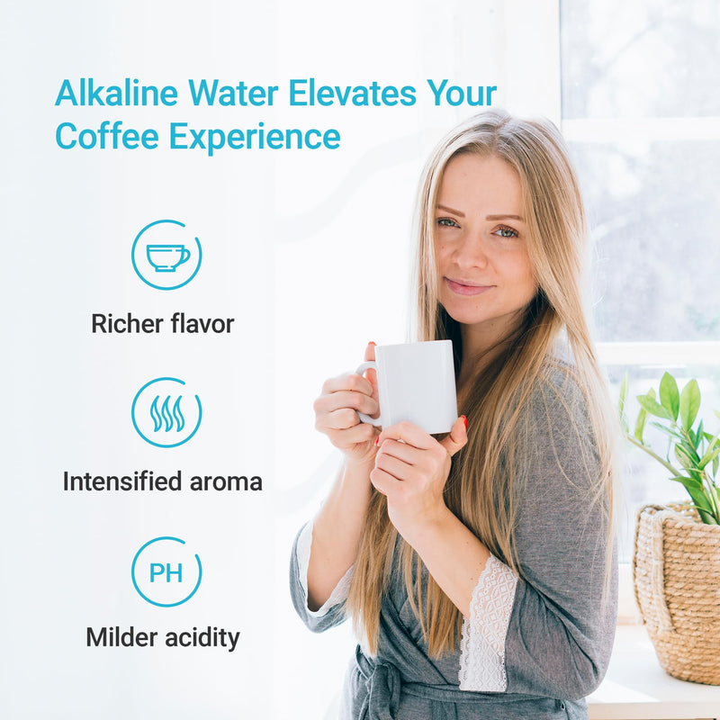 AQUA CREST PF-AL Alkaline Water Filter Replacement for Waterdrop® Pitchers Alkaline-Blue 3 Count