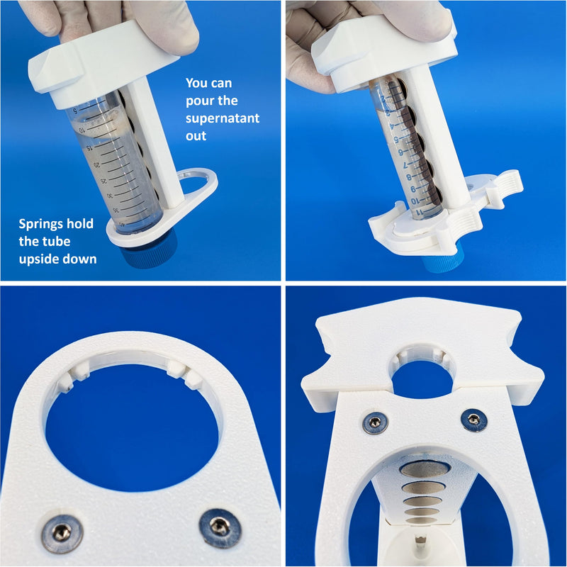 Magnetic rack for DNA, RNA and other molecule purification, for 50, 15 or 5 mL tubes