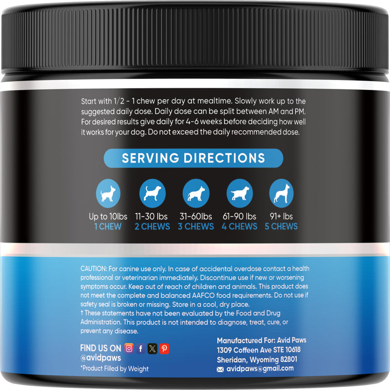 No Poo Chews for Dogs - Coprophagia Deterrent for Dogs - Stop Eating Poop for Dogs - Dog Poop Eating Deterrent - Forbid Stool Eating Deterrent for Dogs with Probiotics & Enzymes for Digestive Health - PawsPlanet Australia