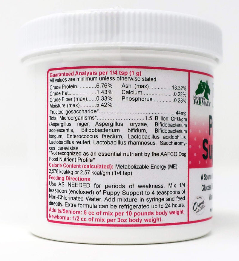 Dogzymes Fading Puppy Support Probiotics Prebiotics Enzymes Glucose Electrolytes Vitamins Minerals Mix 1 to 16 with Water 3 ounce - PawsPlanet Australia