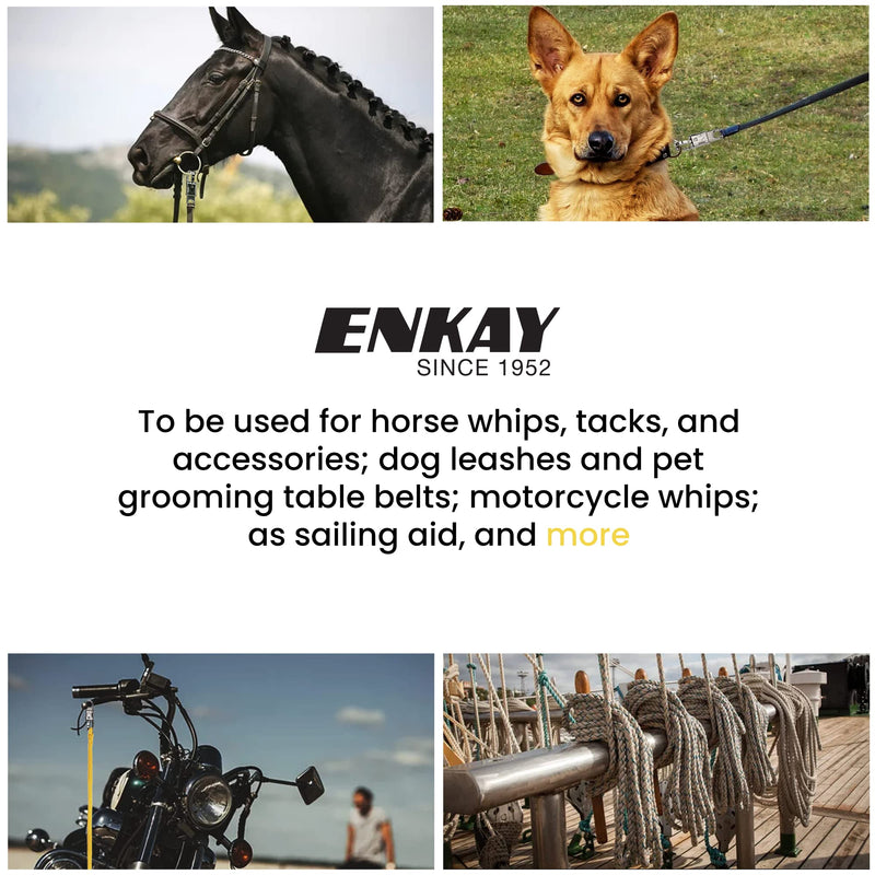 ENKAY - Panic Snap, 4", Nickel Plated, Quick Release & Secure Lock