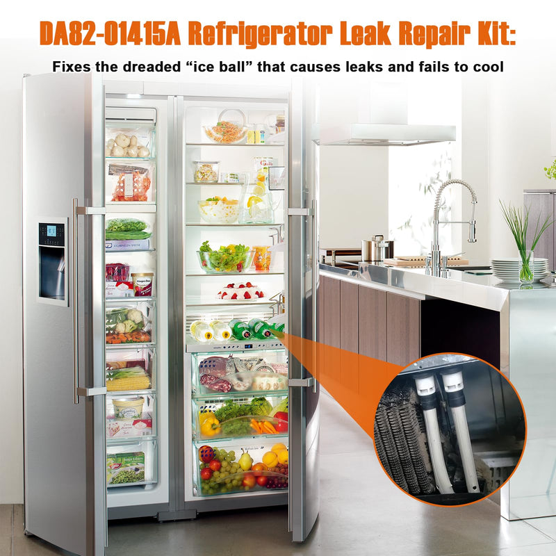 DA82-01415A Replacement for samsung refrigerator water leak service kit Refrigerator Water Leakage Secondary Heater and Moisture Kit Part# AP5957964 PS10058968 - with Instruction