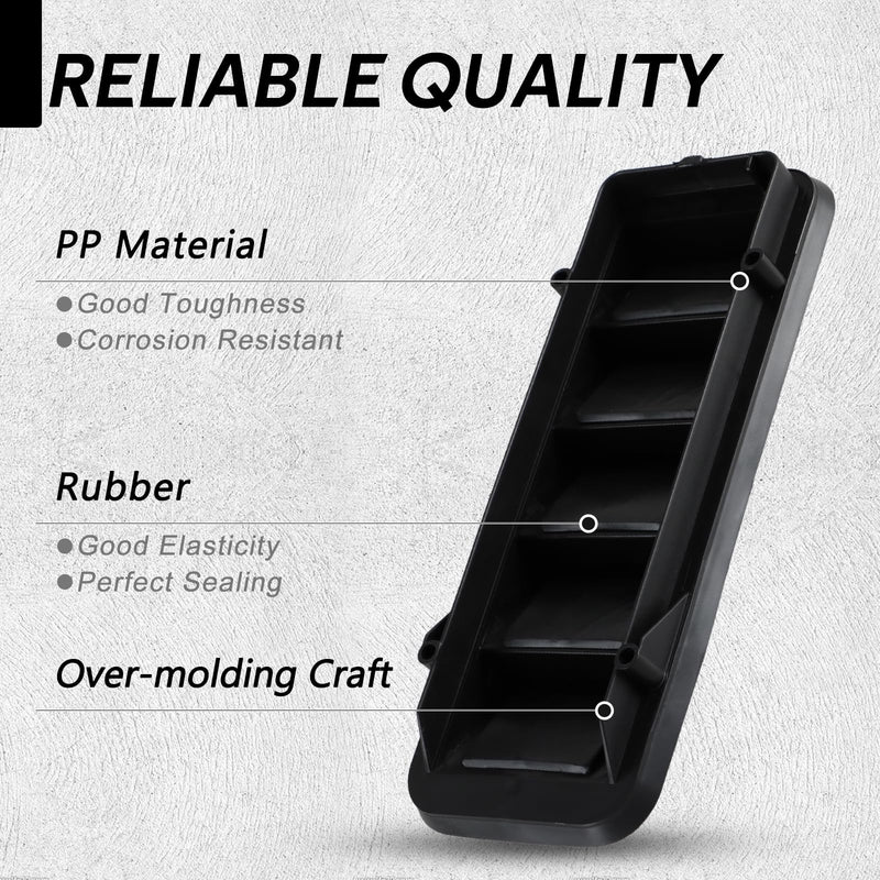 2PCS Upgraded Back Panel Air Vent Relief Grille, Cabin Pressure Air Vent Relief Valve Panel Grille Compatible with Colorado Silverado 1500 2500 3500 Sierra 1500 2500 3500 Replace#: 13596856