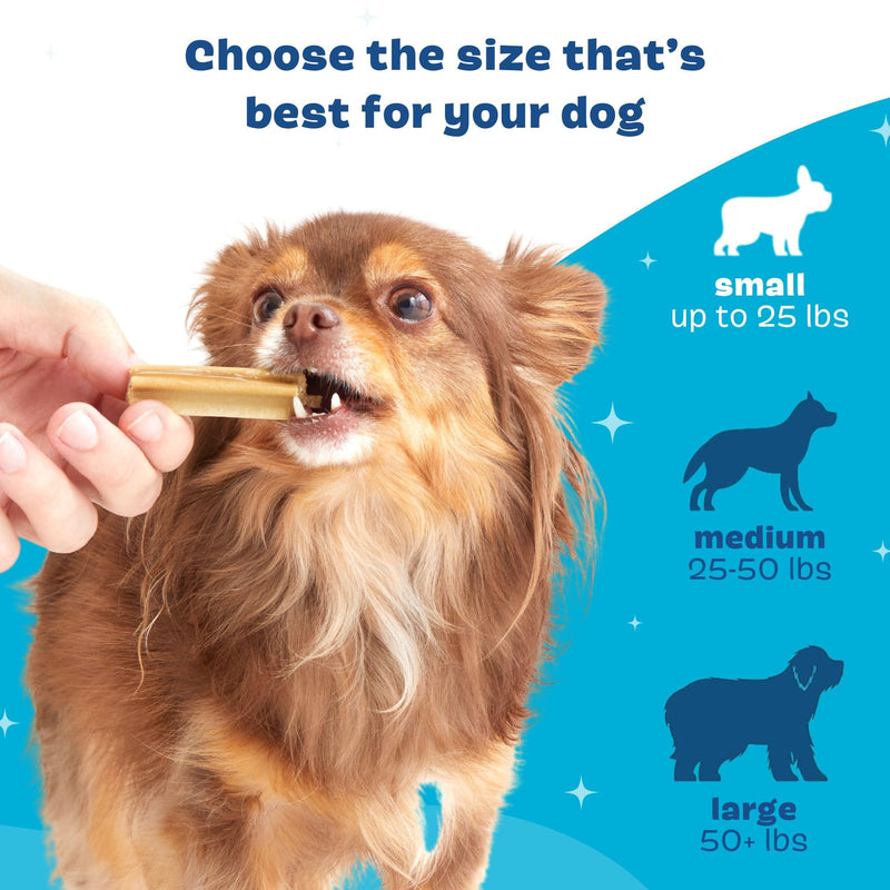 Bark Bright Original Dog Dental Chew Sticks (30 Chews) Plaque and Tartar Cleaning - Small Breeds - PawsPlanet Australia