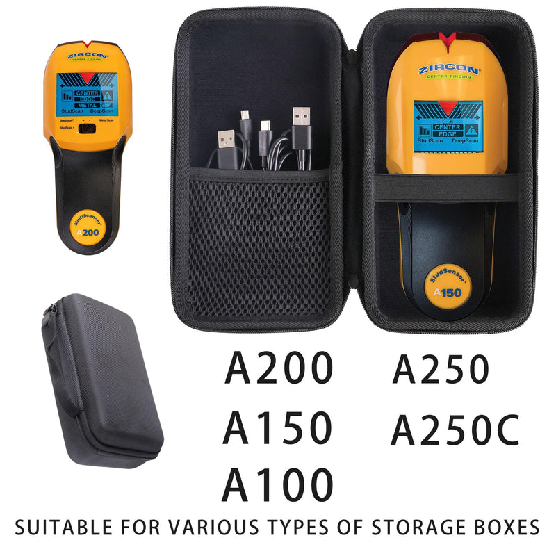 Hard EVA Carrying Case Compatible with Zircon MultiScanner A200/A250/A250C All-In-One Stud Finder/Metal Detector Scanner storage box.