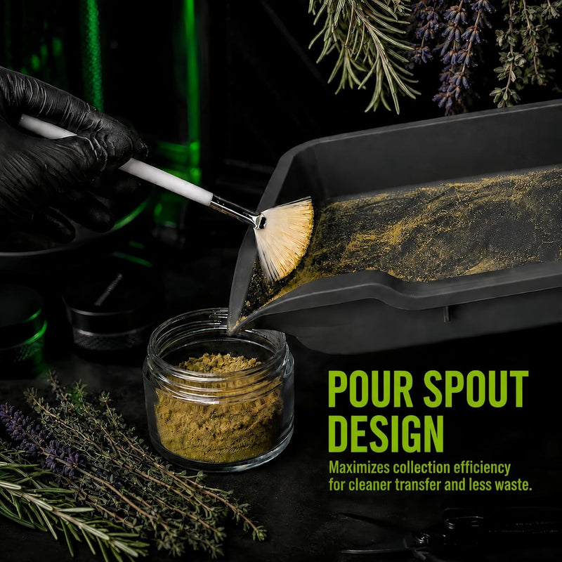 Trim Tray with Pour Spout & Replaceable 150 Micron Screen | Cleaner Collection, Less Waste