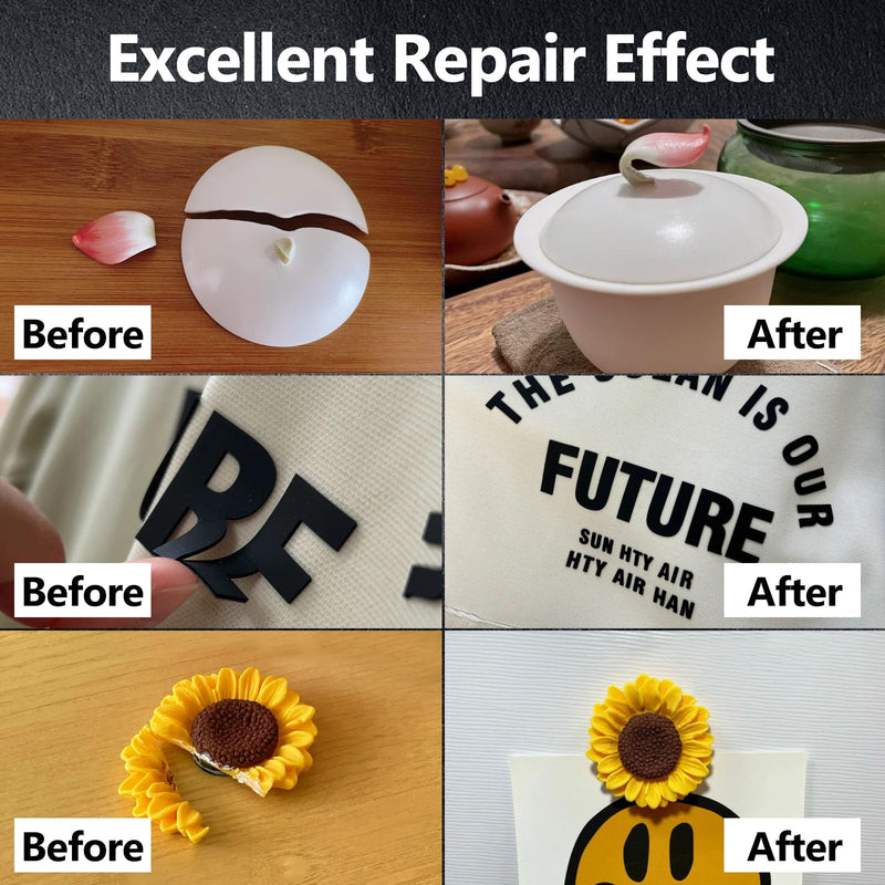 5 Minute Epoxy Clear 250ml, 2 Part Epoxy Glue, High Viscosity Fast Curing Multi-Purpose 5 Min Epoxy Glue for Repairing Hard Plastics, Metals, Ceramics, Wood, Etc