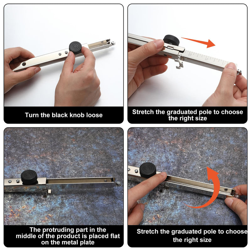 1 Pack Sheet Metal Scribe Marking Gauge Sheet Metal Tools Scribe Tool for Wood Plastic Hardboard 1