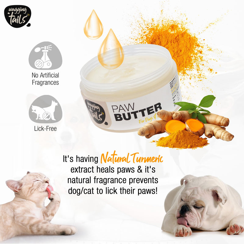 Wagging Tails Pet Care Bundle: 6-in-1 Soothing Oil & Paw Butter for Dogs & Cats | Natural Ingredients for Coat Shine, Softness, and Healing Paws | Includes Coconut Oil, Vitamin E, Turmeric