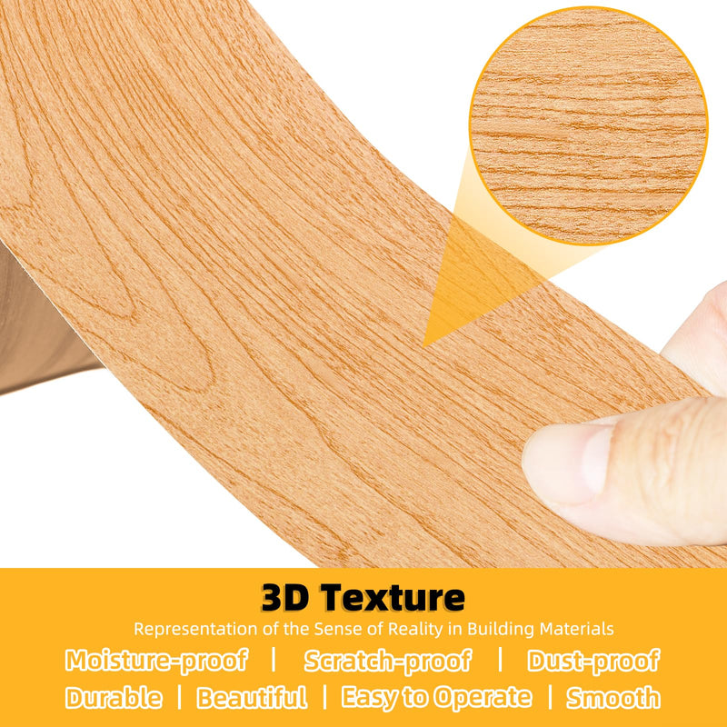 GSCIT Club Maple Wallpaper, 2.4 inch X 50ft Self Adhesive Wood Grain Repair Tape Maple Repair Patch for Tables, Chairs, Baseboards, Doors, Windows, Floors, Handicraft DIY. 2.4"x 50ft