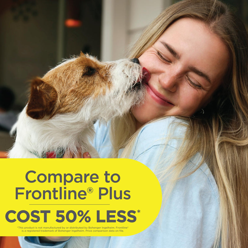 FirstAct Plus Flea Treatment for Dogs, Extra Large Dogs 89+ lbs, 6 Doses, Same Active Ingredients as Frontline Plus Flea and Tick Prevention for Dogs