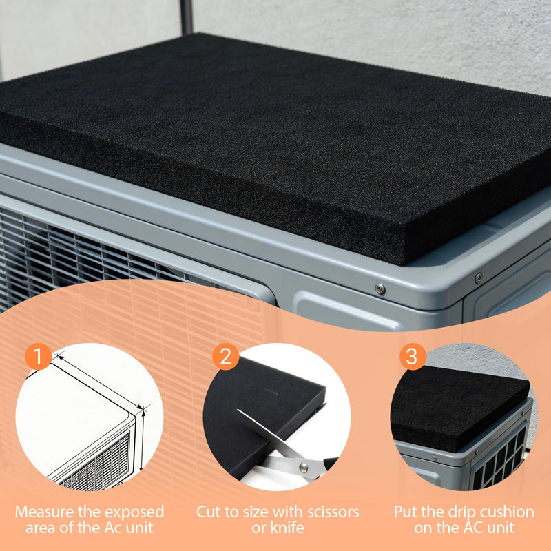 2PCS Window Air Conditioner Drip Cushion