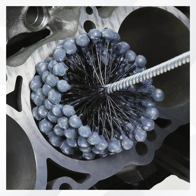 Cylinder Honing Ball Brushes, 4.125" (105mm) 240 Grit Silicon Carbide, Compatible with GB41824, Flexible Hone Tool for Hydraulic, Pneumatic, Engine and Brake Cylinders