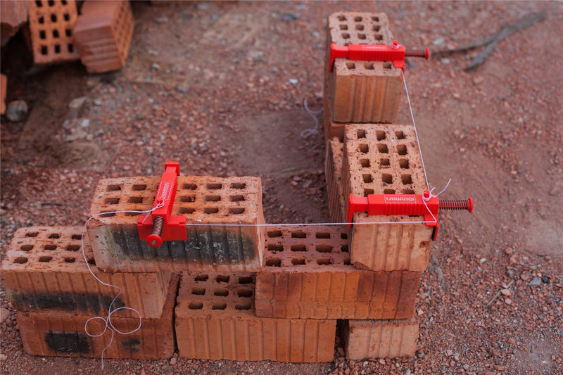 LXQ 5.9-7.1 Inch Extended Upgrade Brick Line Clips Line Runners Sold in Pairs,Orange