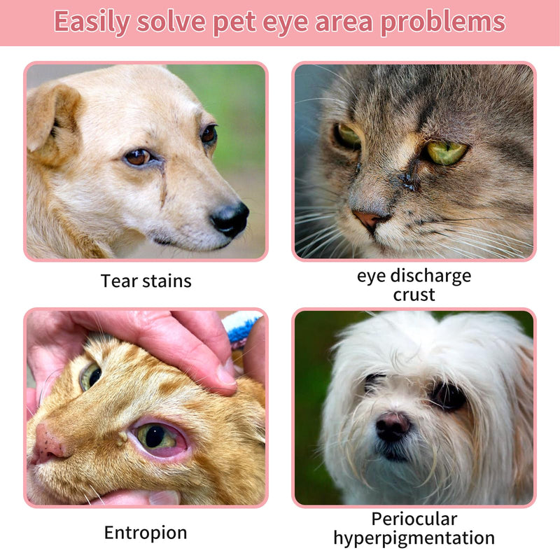 Pet Tear Stain Remover Balm - 1 oz (30g) Natural, Plant-Based Eye Care for Dogs and Cats - Gently Cleanses and Restores Sparkling Eyes 1 oz 2 - PawsPlanet Australia