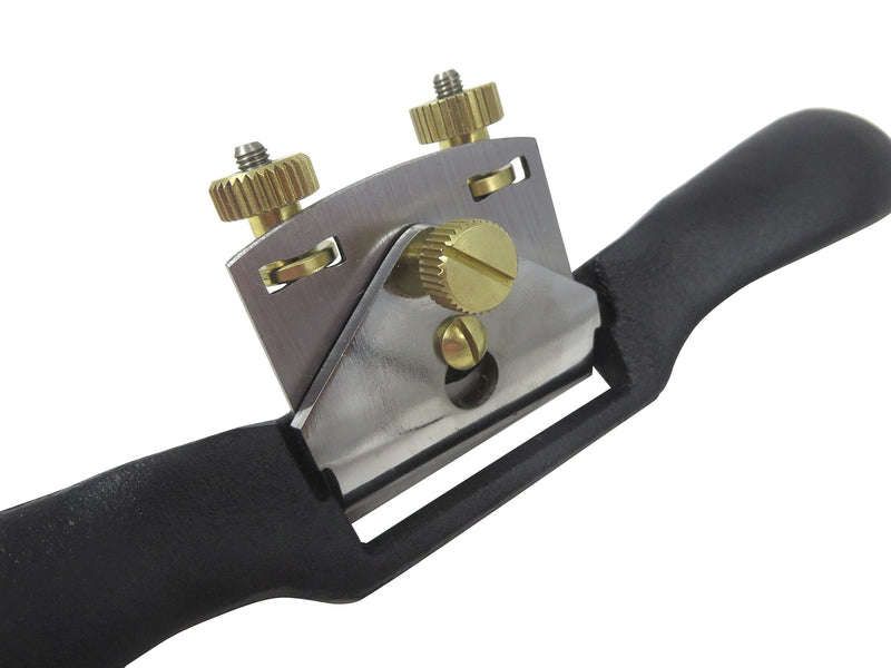 Taytools 469560 Flat Bottom Spokeshave Fine Adjustment 2 Inches Wide High Carbon Blade RC 55-60 9-1/2 Inches Overall
