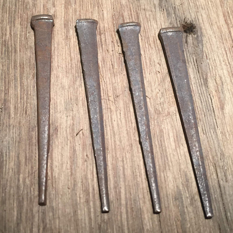3" - 10d CUT FLOORING NAILS - Antique Historic Reproduction Nails - lbs (1) 1