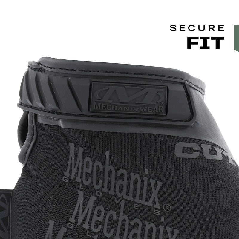 Mechanix Wear: Tactical Specialty Pursuit D5 Cut Resistant Covert Work Gloves (Medium, All Black) Medium