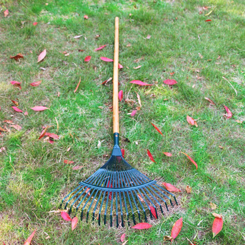 22 Teeth Heavy Duty Steel Metal-Rake for Head High Carbon Steel Lawn Leaves Garden Garden Tools without Handle Home Tool