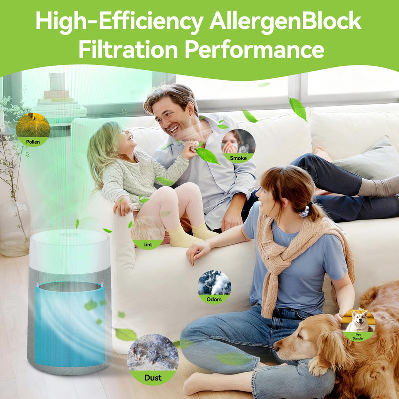 Blue Pure 311i Max AllergenBlock Replacement Filter Compatible with Blue Pure 311i Max Air Purifier, 2-in-1 H13 True HEPA and Activated Carbon Filter 311i Max 2-Pack