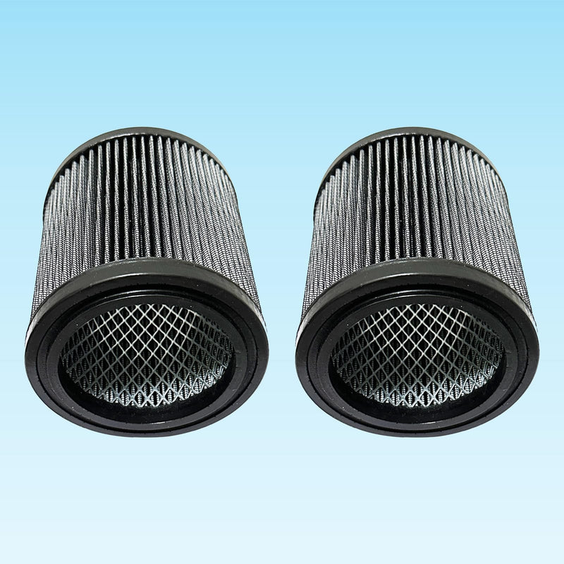 2 Pcs 2023400852 Air Filter Compatible with Quincy Air Compressor 2023-4008-52 2023400859 S1027 P05051A 51291, High-Efficiency Pleated Air Filter Element Replacement Part