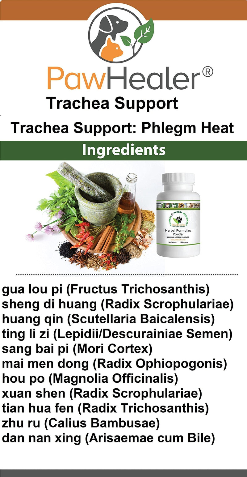Trachea Soother Syrup BUNDLE with Trachea Support: Phlegm Heat - Natural Herbal Remedy for Symptoms of Collapsed Trachea for Dogs - Combo of (1 Bottle) 5 fl oz Syrup & (1 Bottle) 50 Grams Powder … - PawsPlanet Australia