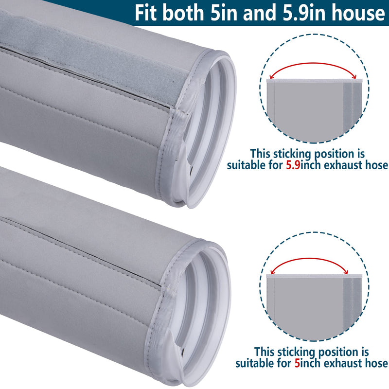 Portable Air Conditioner Hose Cover Wrap, AC Hoses Insulation Sleeve 1 Pcs