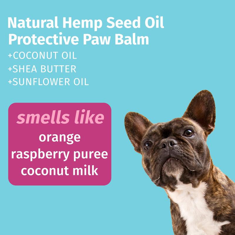 Hempz Petz, Pet & Dog Paw Balm, Sweet Pineapple & Honey Melon Herbal Protective Paw Balm 2 oz. 2 Fl Oz (Pack of 1)