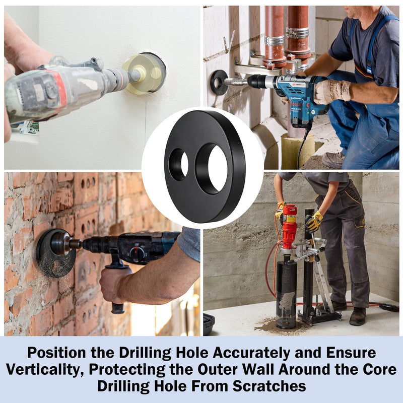 Core Drill Bit Hole Guide – Positioner Compatible with Various Sizes of core Drill bits (7", 2-1/2",1-1/2",),Precise Positioning and Drilling Even on Rough Concrete and Smooth Tile Surfaces 7", 2-1/2", 2-1/4",1-1/2",1-1/4"