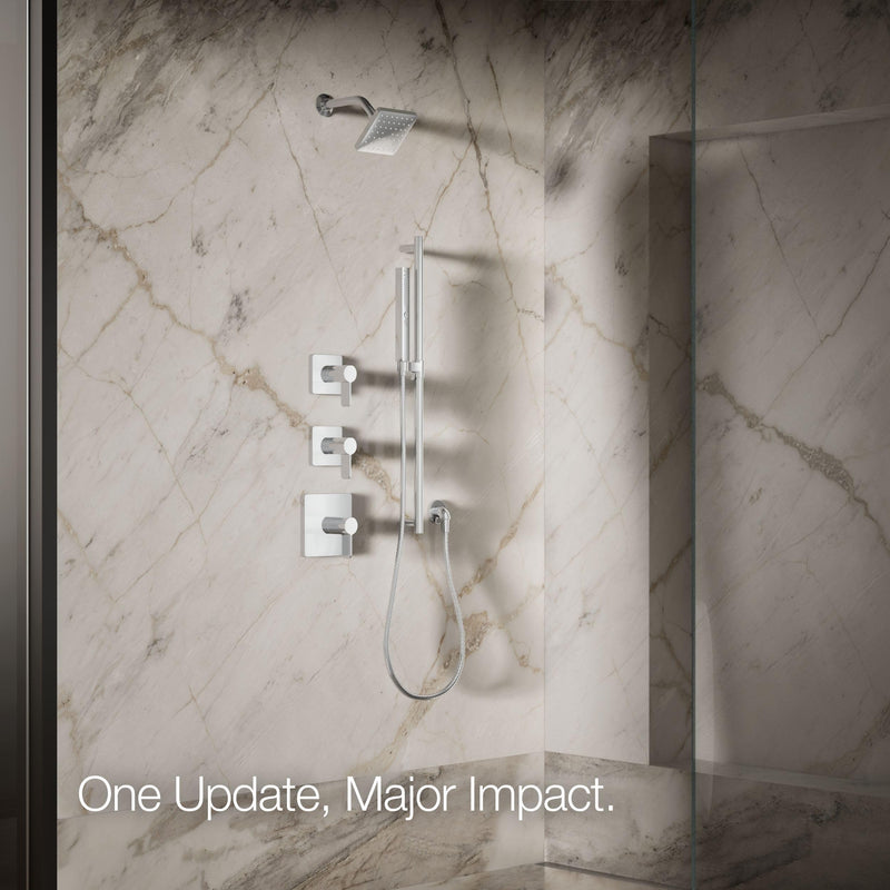 Kohler 24805-CP Parallel® Single-function showerhead, 2.5 gpm, Polished Chrome