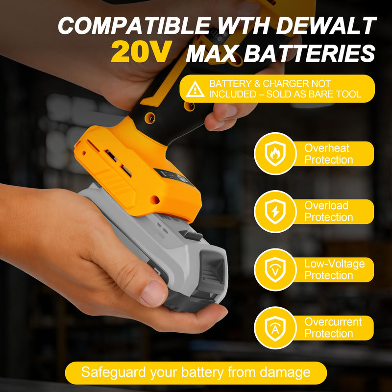 Cordless Brushless Drywall Cut-Out Tool for DeWalt 20V Battery