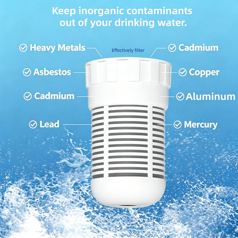 Water Filter, Replacement Compatible with Seychelle Water Filter Pitcher Alexapure Pitcher 32 oz/Dual-Filter 64 oz pH Enhancing Filtration, 4 Pack