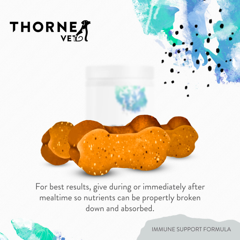 ThorneVET Immune Support Formula – Immune Support for Dogs & Cats, 90 Soft Chews - PawsPlanet Australia