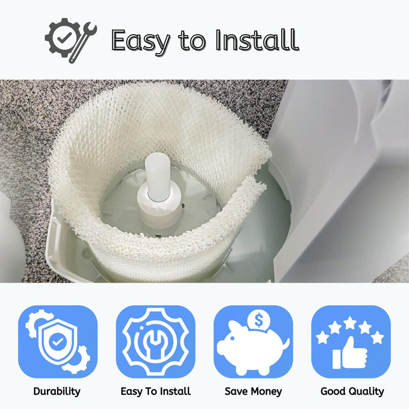 Nispira MAF1 Super Humidifier Wick Filter Replacement for Aircare Air-care MA1200, MA1201, MA0950 Kenmore EF1 14906, 14410, 14411, 15412, 29979, 29980, 29981, 29982. 6 Pack