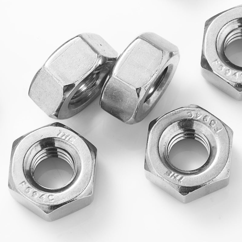 Bates- Stainless Steel Hex Nut, 1/4-20, 50 Pack, Stainless Steel Nuts, Hardware Nuts, Metal Nuts, Steel Nut, 1/4 Nut, 1/4-20 Nut, 1/4 20 Nut, 1/4-20 Nuts, 1/4 Nuts, 1/4 20 Nuts 1/4"-20