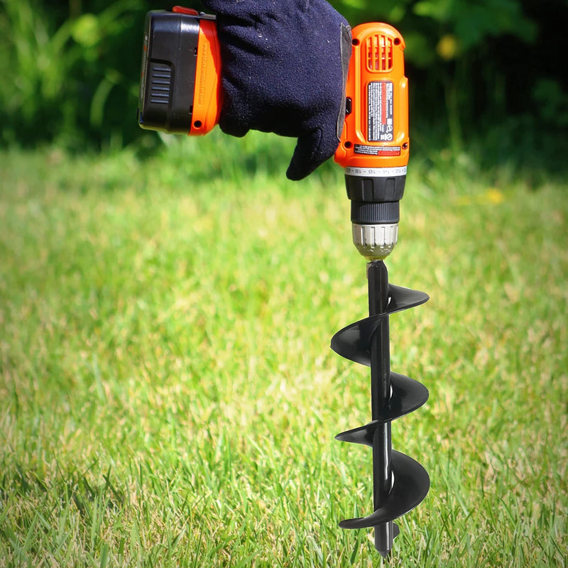 Ashman Auger 12inch One Pack, Garden Plant Flower Bulb Auger for Planting Bulb seedlings