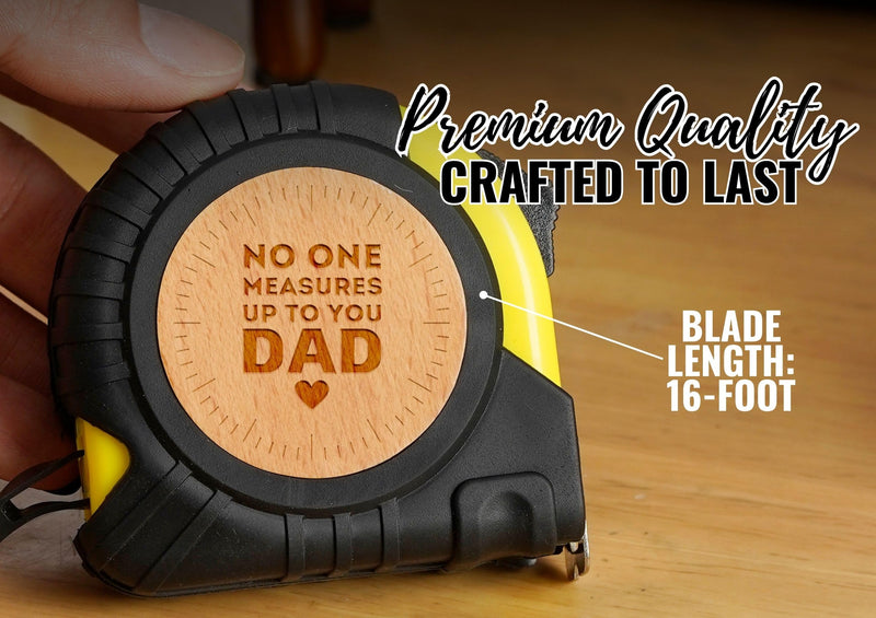 INNObeta Dad Gifts Tool Set, 16-Foot Easy Read Retractable Tape Measure with Fractions for Birthday, Christmas